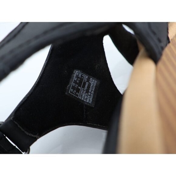 Clarks Women's Kyarra Aster Womens Size 10 M Black Leather Wedge Slingback - Picture 8 of 15